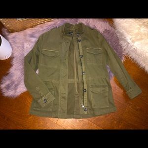 LUCKY brand green tailored jacket